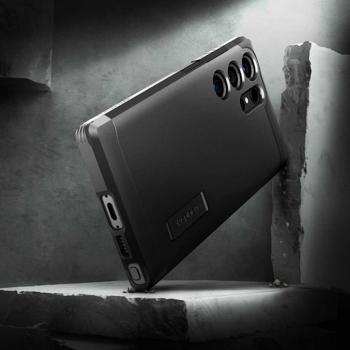 Thumbnail 2 de Spigen Tough Armor pour Samsung Galaxy S23 Ultra – Coque double couche noir
