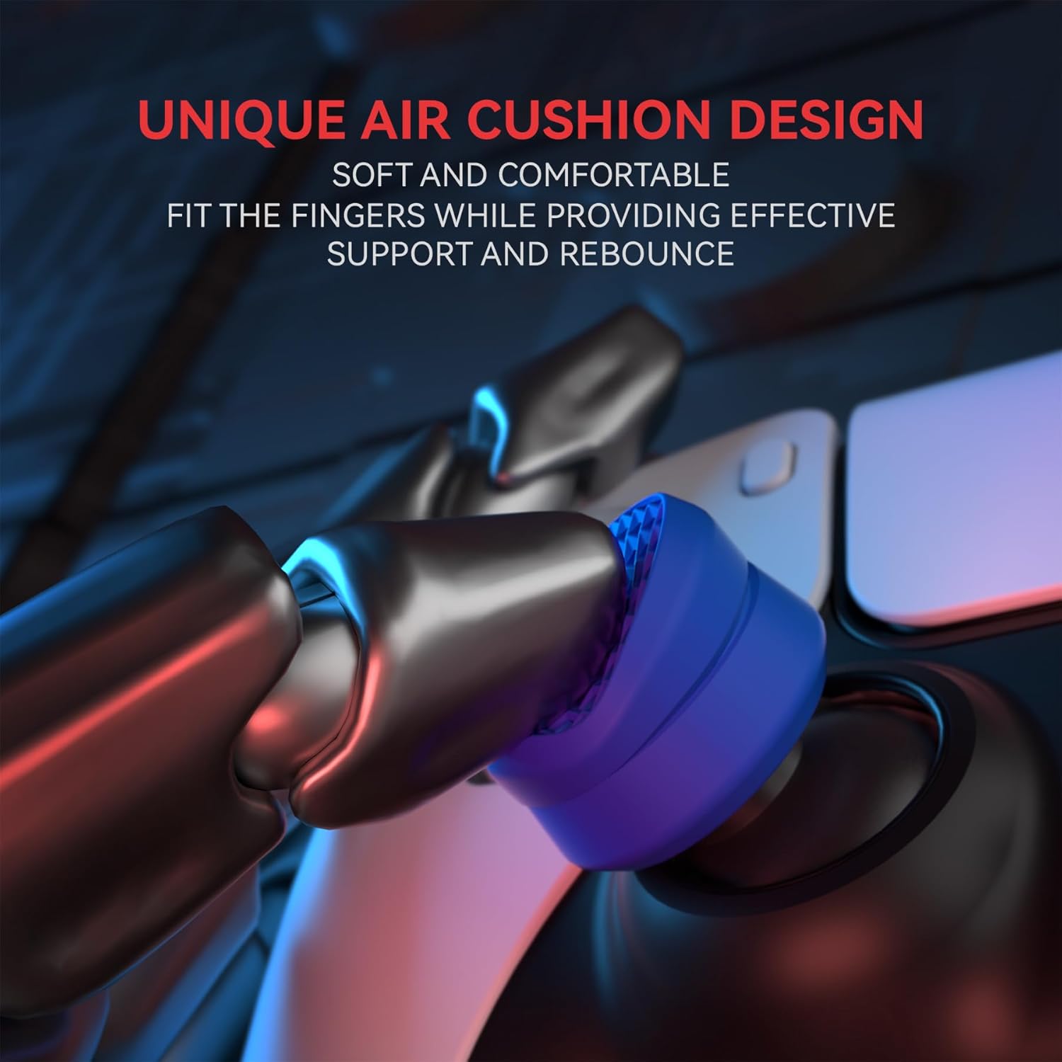 Thumbnail 3 de PlayVital 3 Height Armor Thumb Caps - Blue