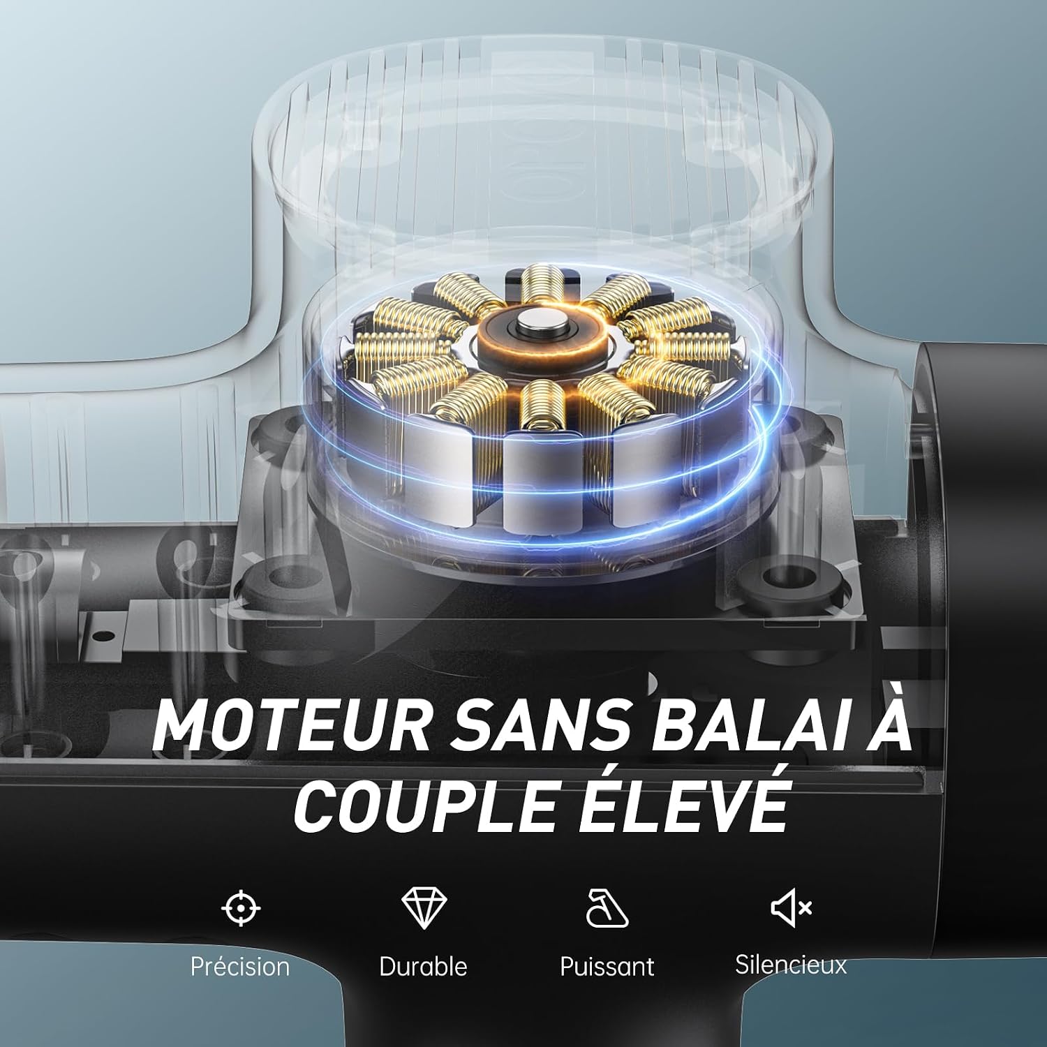 Thumbnail 4 de OPOVE M3 Pro 2 Pistolet de Massage 2500 RPM