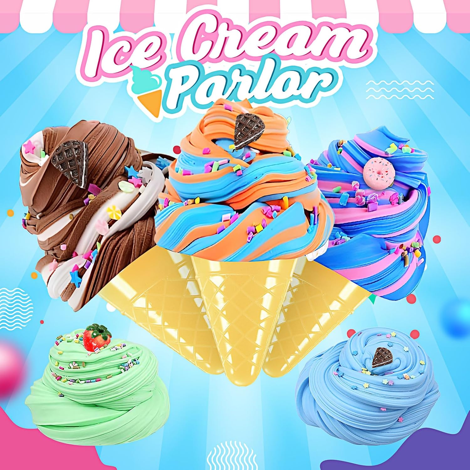 Thumbnail 5 de Veopoko Ice Cream Slime Kit
