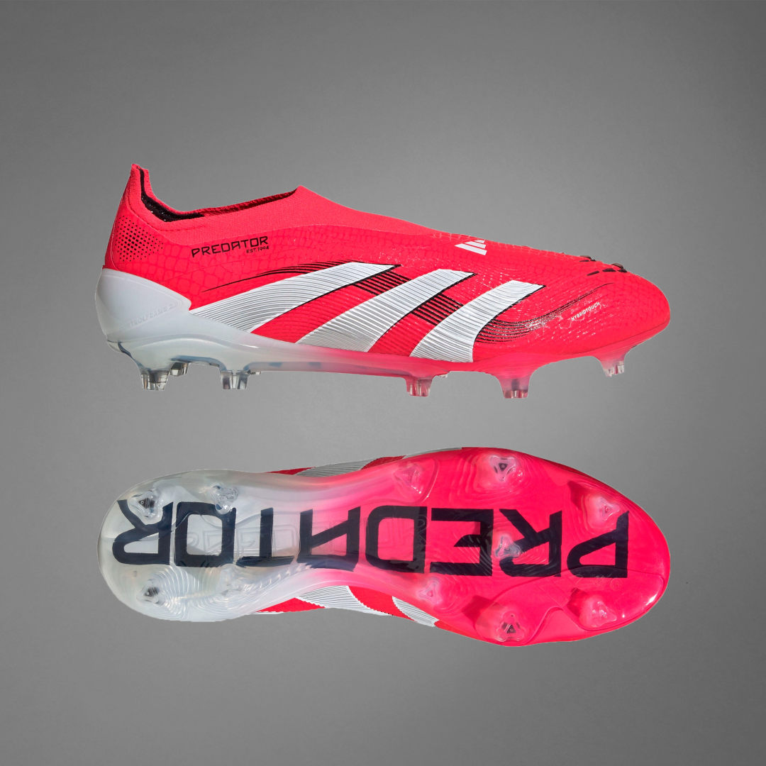 Detalle de Bota Predator Elite de Adidas para césped natural seco