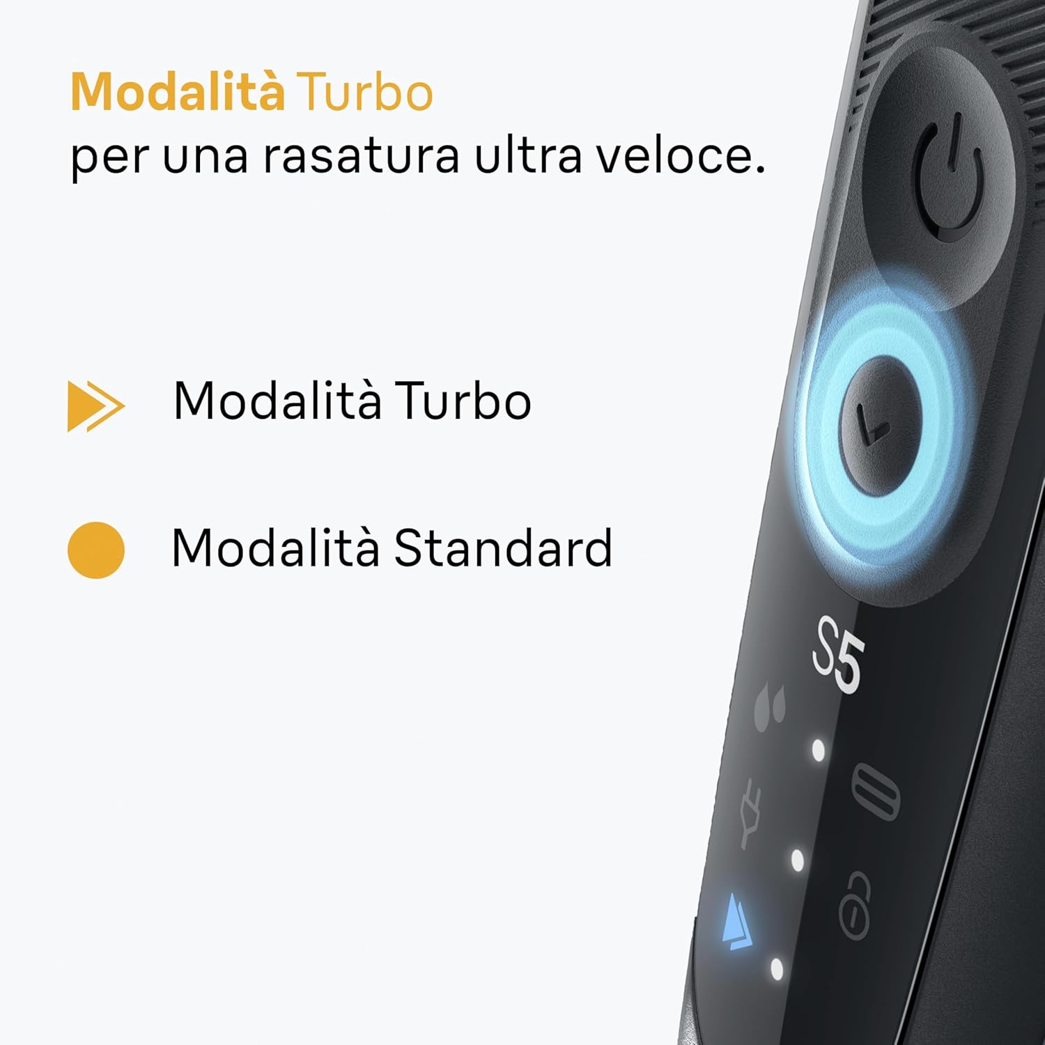 Thumbnail 3 de Braun Series 5 Rasoio Blu 52‑B1200SI