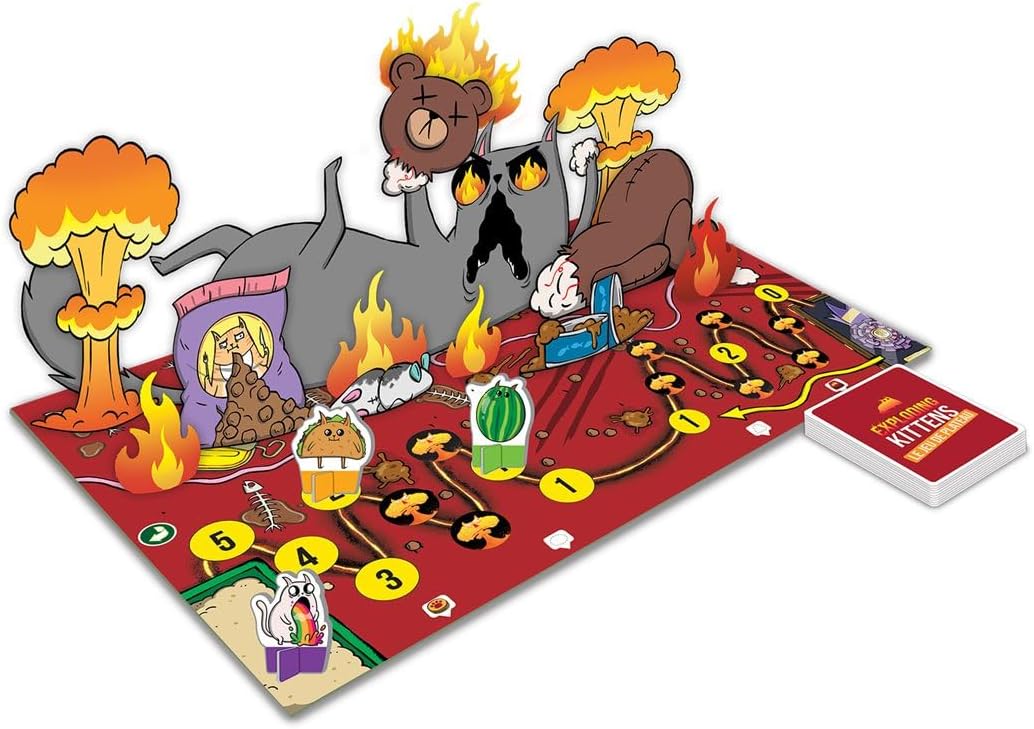 Detalle de Exploding Kittens: Board Game - The SuperFan Edition (2-6 giocatori, 7+): l’edizione da collezionisti per feste e serate gioco