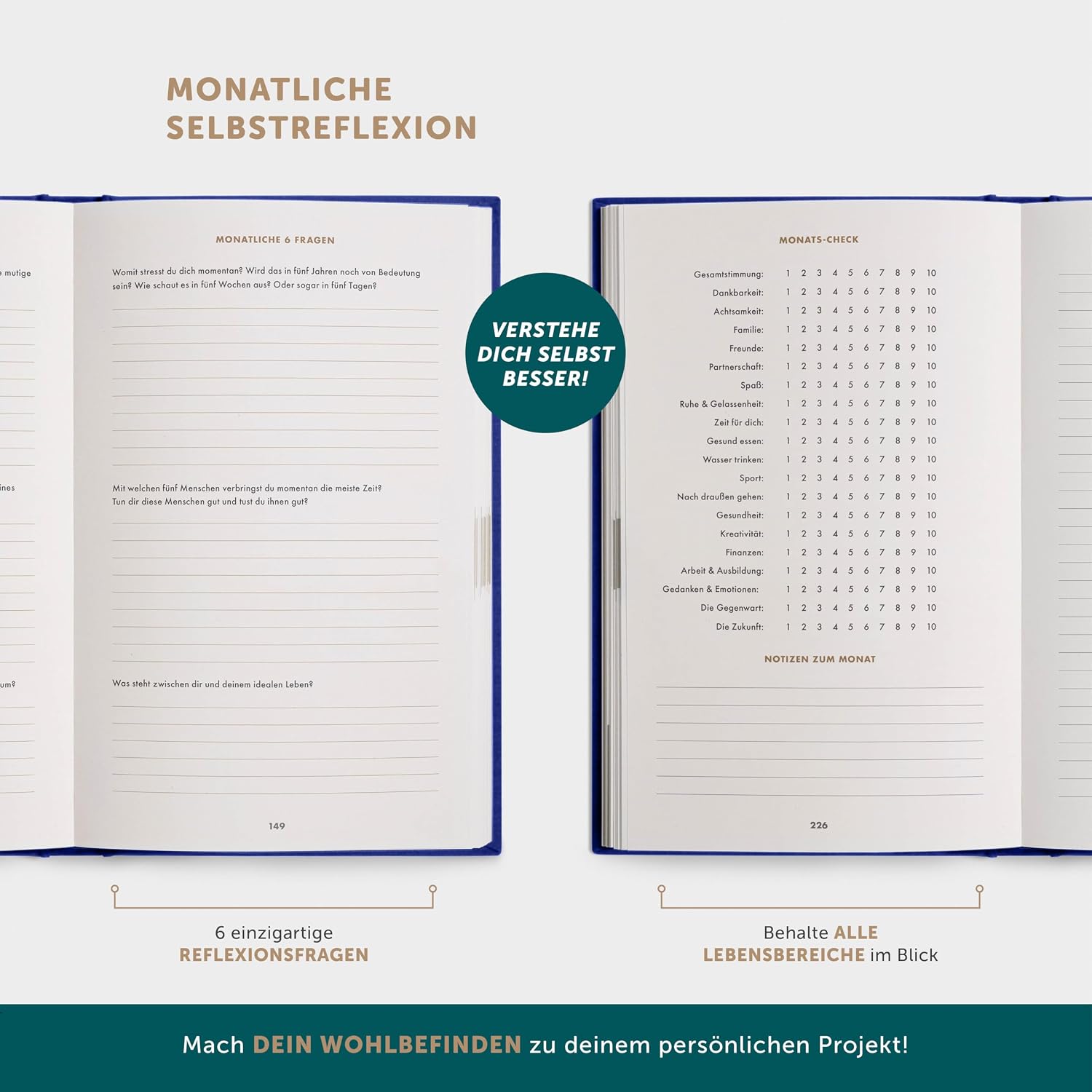 Thumbnail 4 de 6-Minuten Tagebuch 2026 – Dankbarkeit & Achtsamkeit 📔