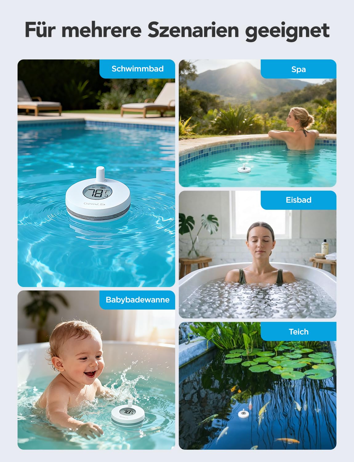Thumbnail 6 de GoveeLife WLAN Poolthermometer mit App