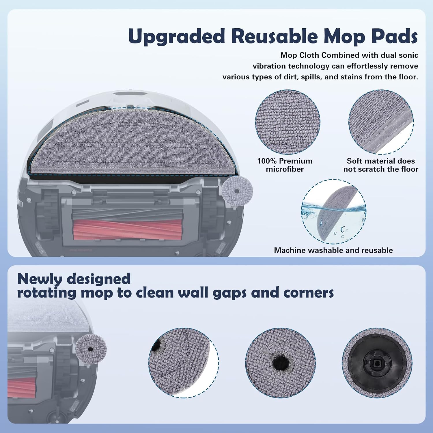 Detalle 2 de VIEWALL S8 MaxV Ultra Accessory Kit for Roborock Vacuum Cleaner