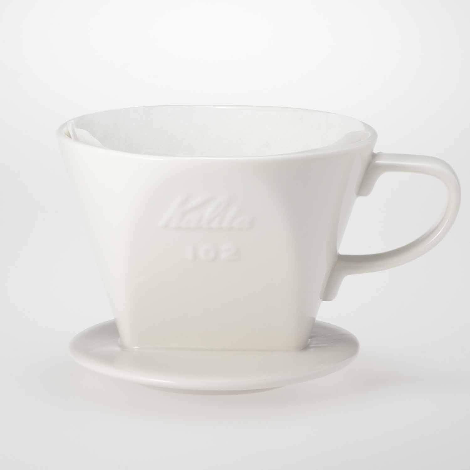 Detalle 2 de Kalita ceramic coffee dripper 02001