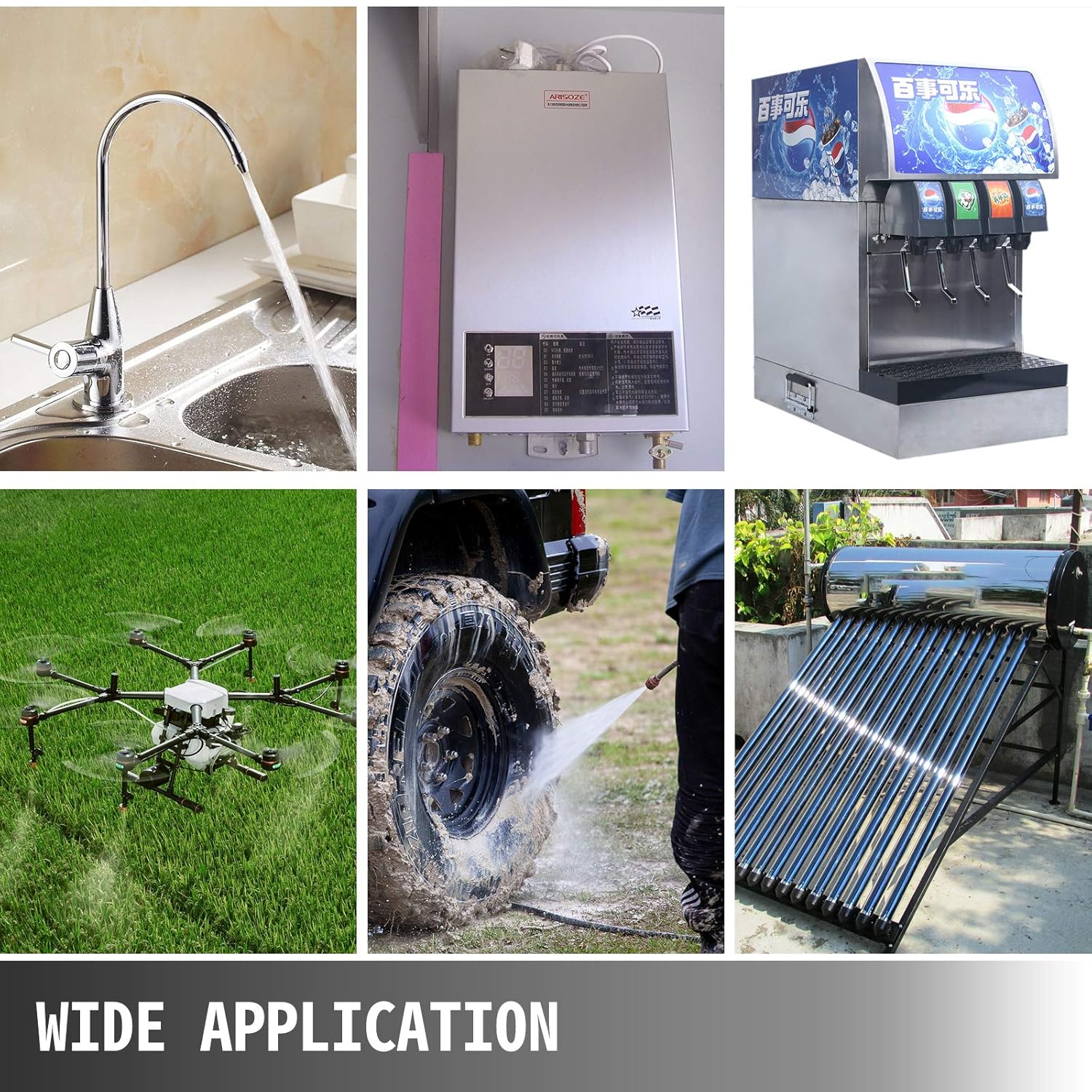 Thumbnail 6 de BananaB 12V Membran-Druckwasserpumpe (17 l/min) für Wohnwagen, Boot, Wohnmobil & Garten