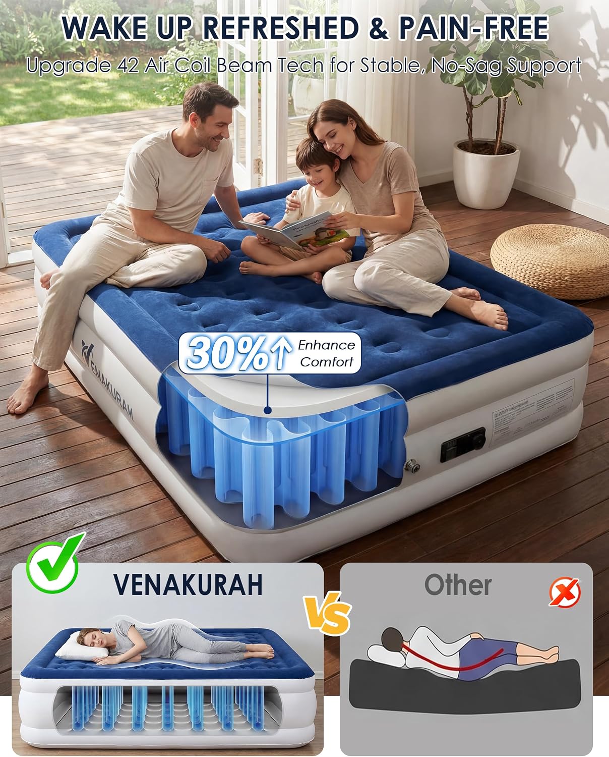 Detalle 2 de Full Air Mattress, 18-Inch