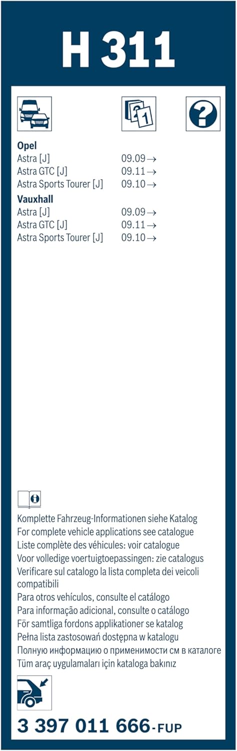 Thumbnail 2 de Bosch Rear H311 tergicristallo 300 mm