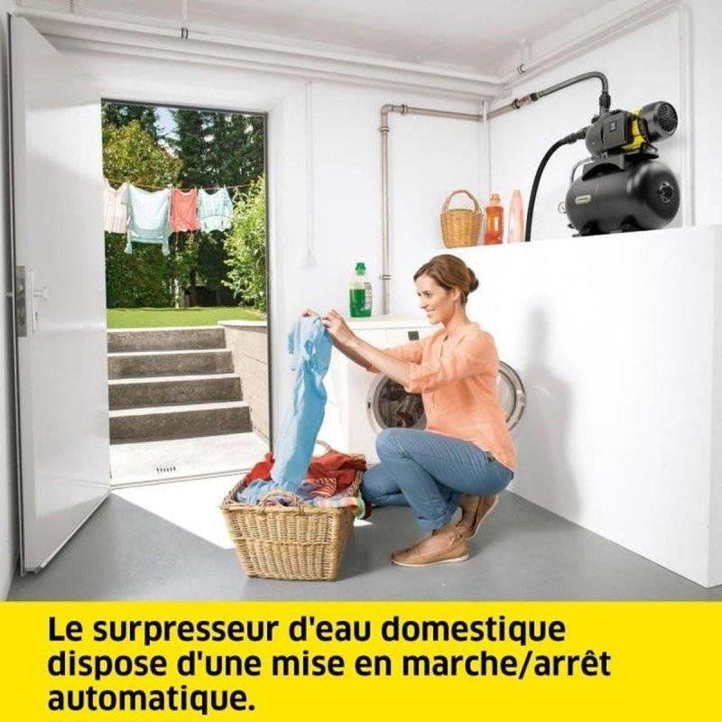 Detalle 2 de Bomba de superficie Karcher BP 4.900 Home: depósito integrado de 24 L para uso doméstico