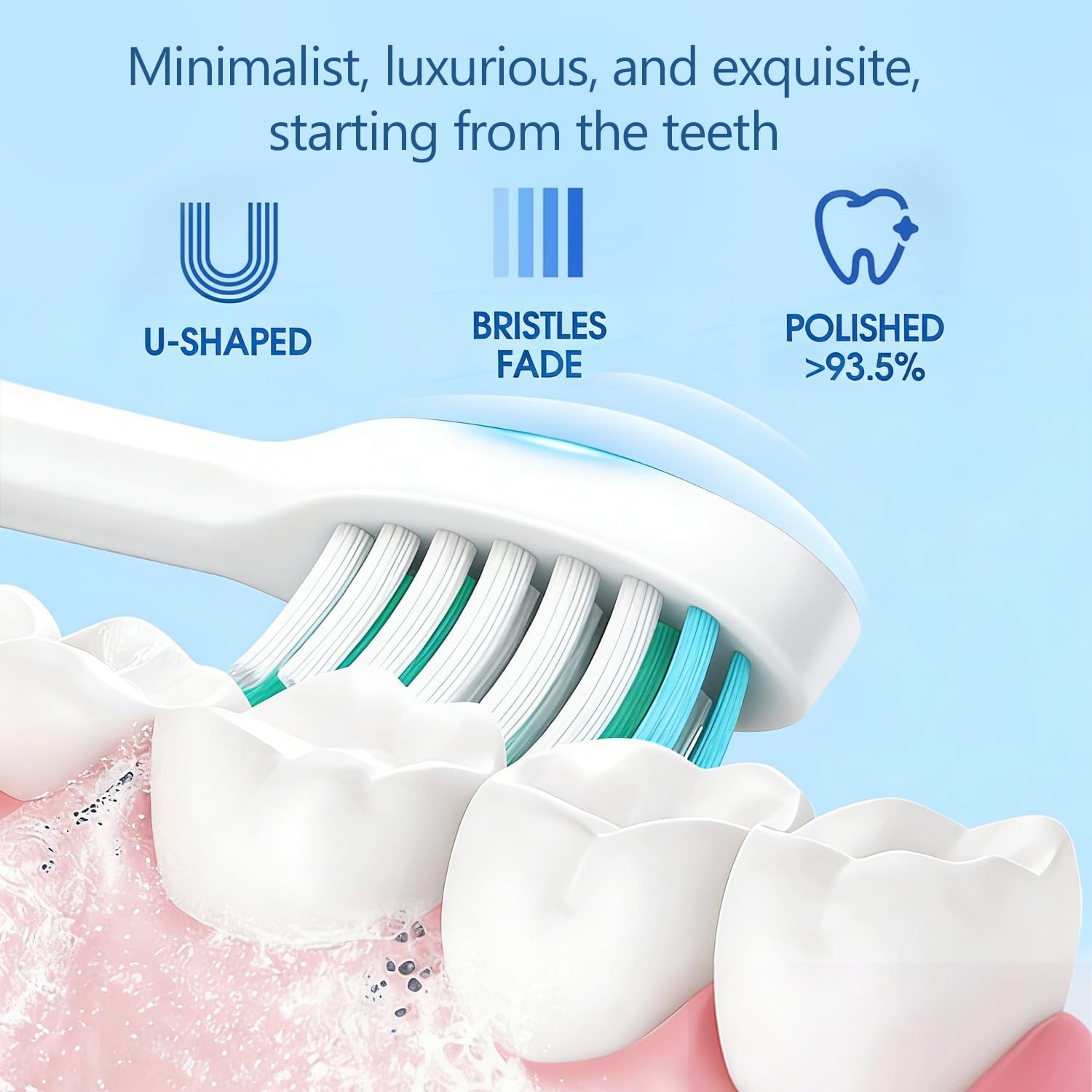 Thumbnail 3 de 7MAGIC Sonic Electric Toothbrush for Adults with 8 Heads, 6 Modes and 60‑Day Battery