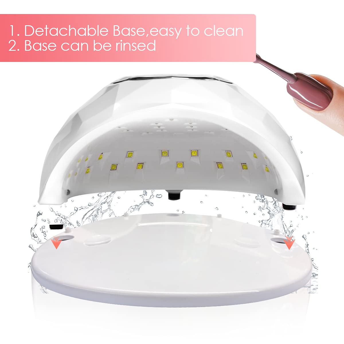 Detalle de Janolia Nageltrockner 86W UV LED Lampe