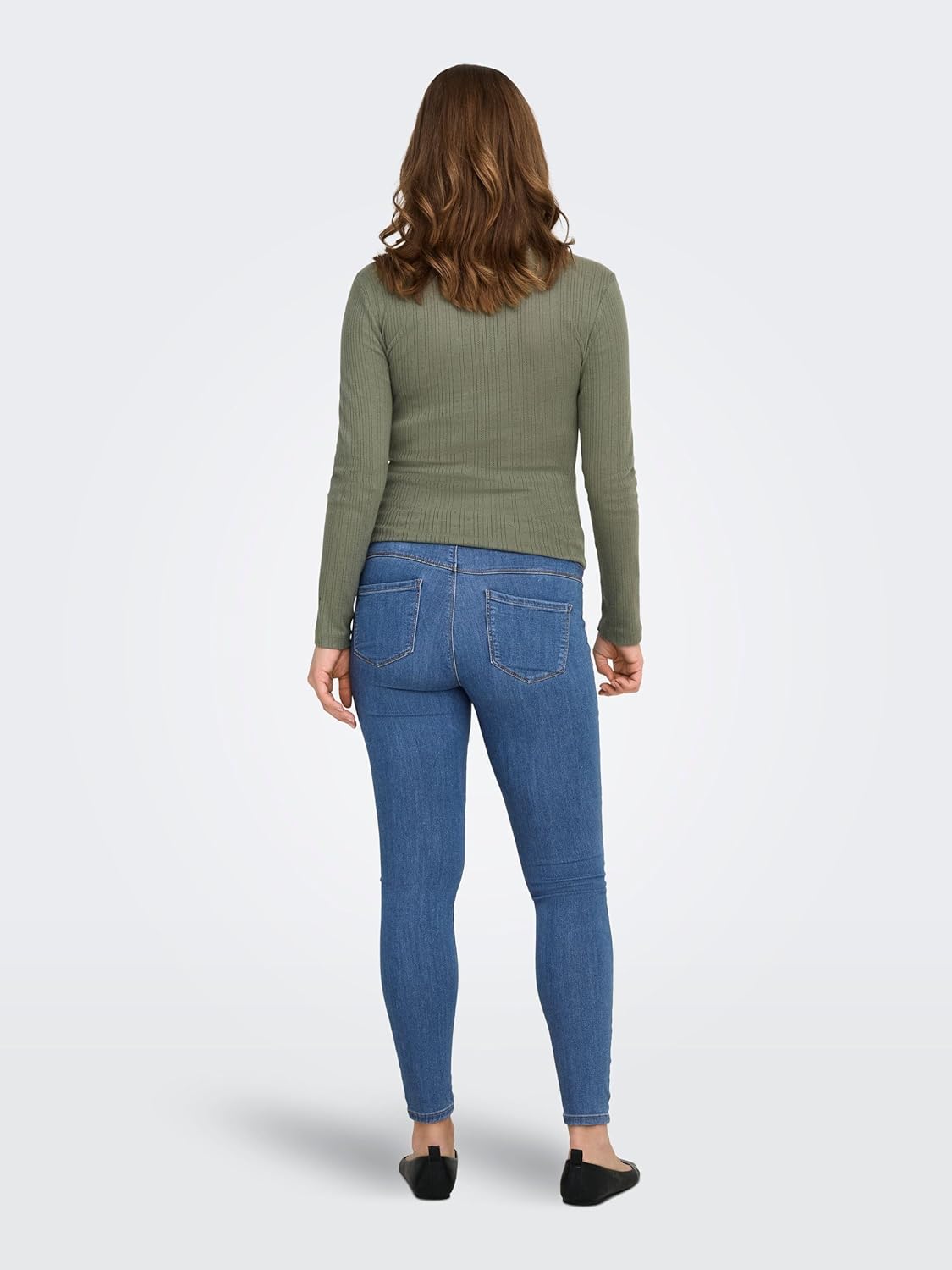 Thumbnail 3 de ONLY Maternity Olmrain Life Reg Skinny Jegging Jeans Donna con fascia in cotone elasticizzata