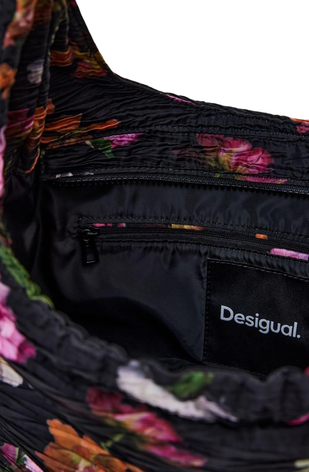 Thumbnail 3 de BAG_ORELIA PRINT ALMADA, 2000 BLACK, U – Vielseitige Alltagstasche aus recycelten Materialien