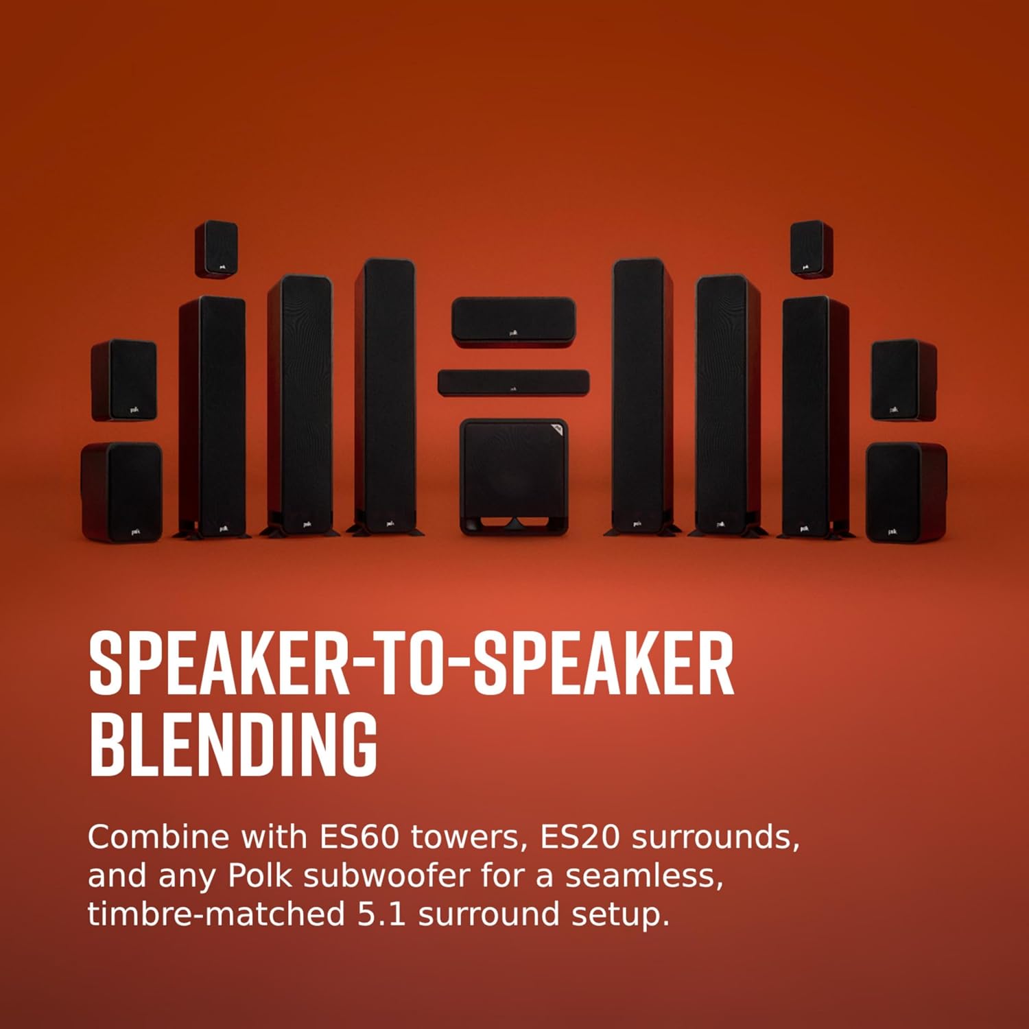 Thumbnail 4 de Polk Audio Center Channel Speaker ES35