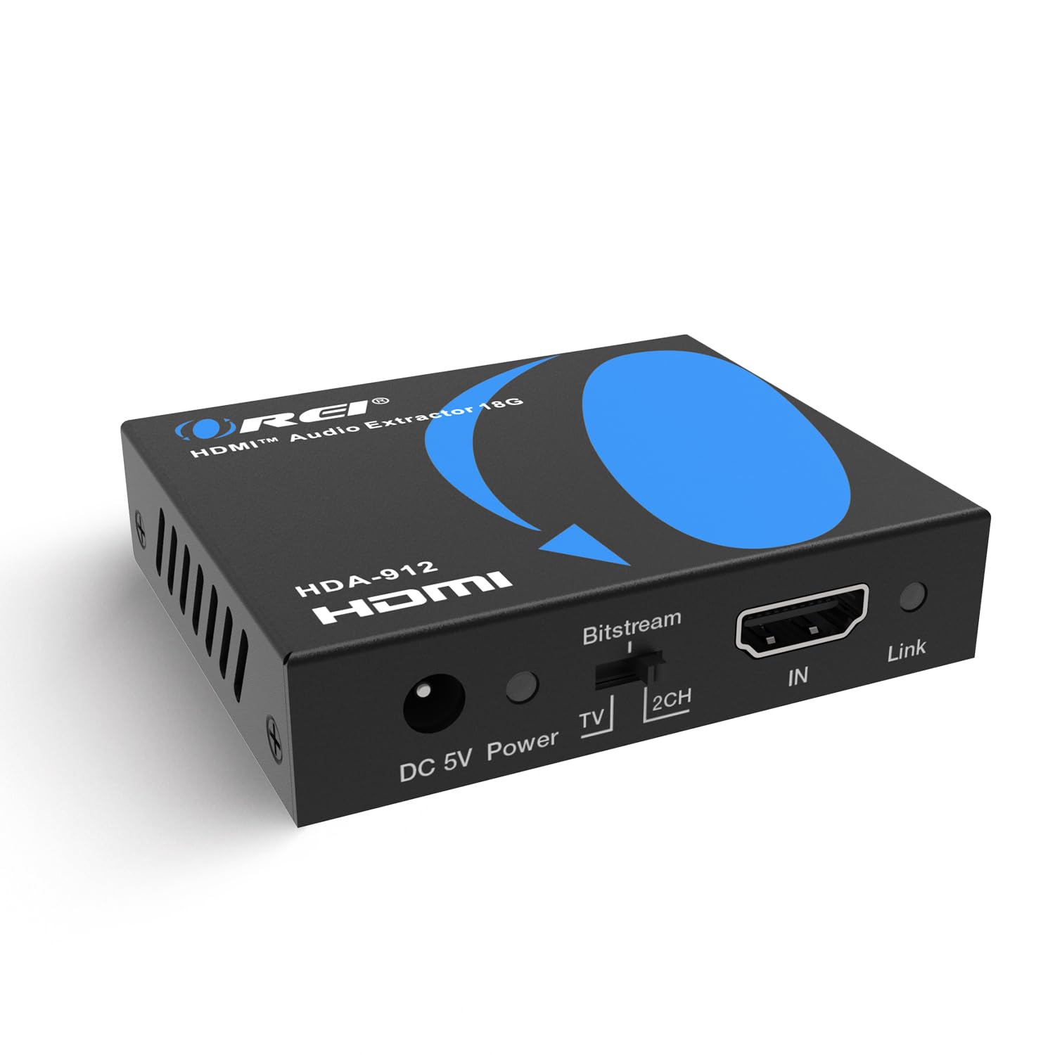 OREI HDA-912 4K HDMI Audio Extractor: Dolby/DTS Pass-through with Optical & 3.5mm Output