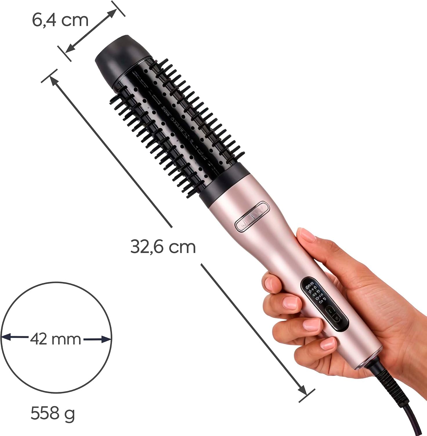 Thumbnail 6 de BaByliss HSB500E Smooth Hot Brush – szczotka obrotowa 42 mm z jonizacją