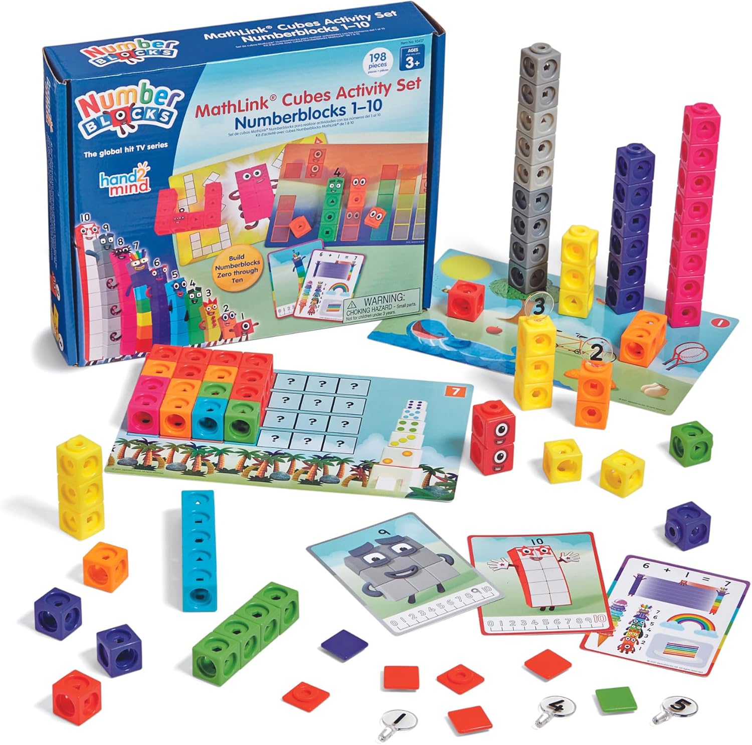 Detalle de Learning Resources Set di attività Numberblocks 1-10 con i Cubi MathLink