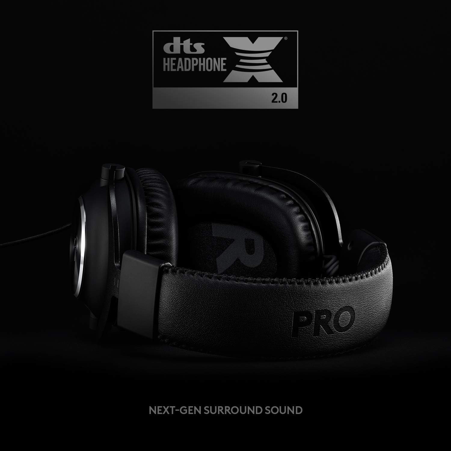 Detalle de Logitech G PRO X 981-000817 Wired Gaming Headset, 50 mm Drivers, Blue VO!CE