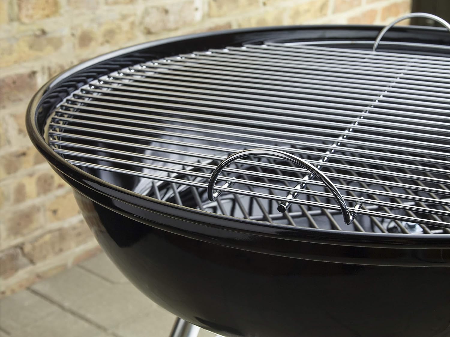 Thumbnail 6 de Weber Compact Kettle Barbecue a Carbone (2026) – Griglia 47 cm, Treppiede con Ruote, Design Resistente al Calore e alla Rugine