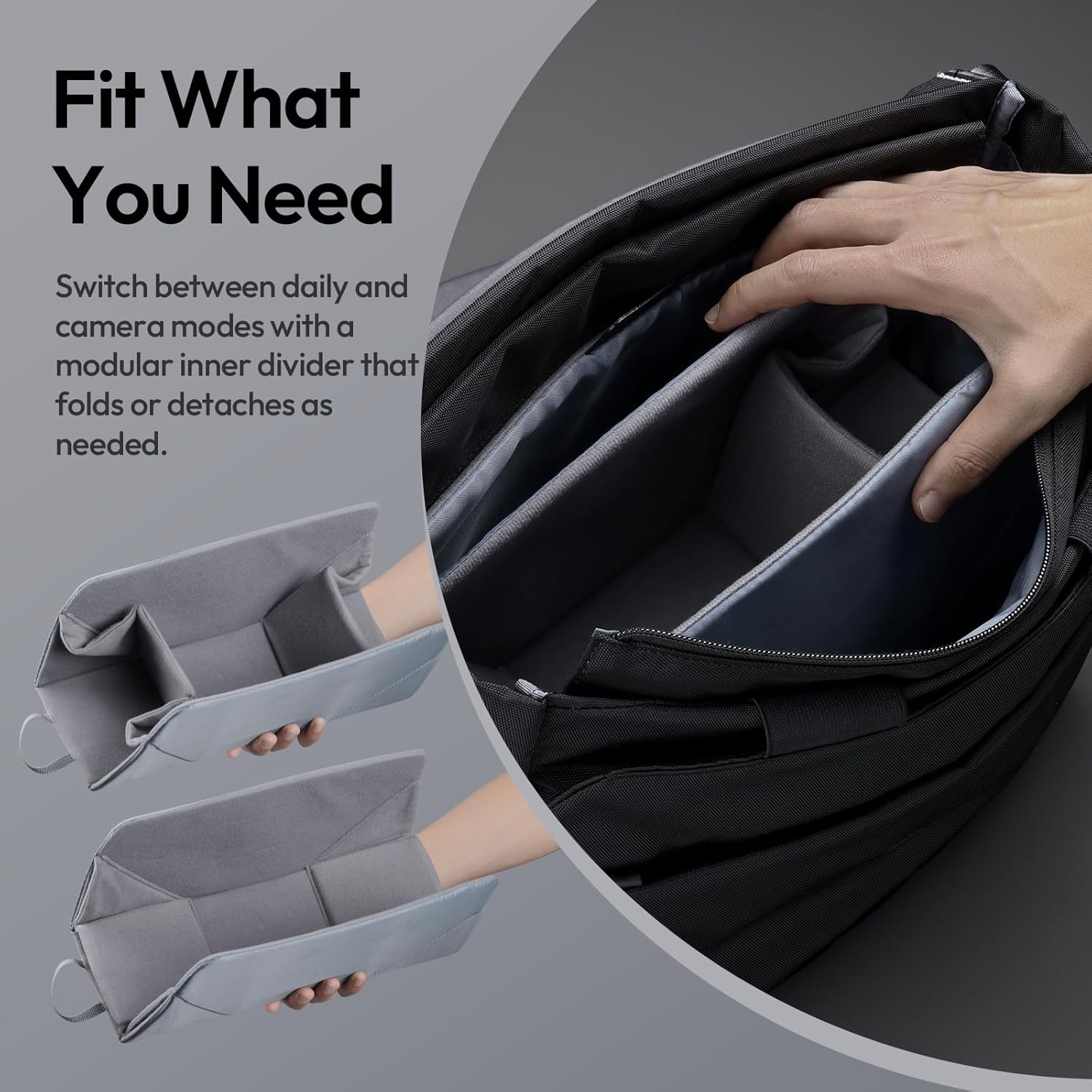 Detalle de ULANZI Borsa per fotocamera 15 l