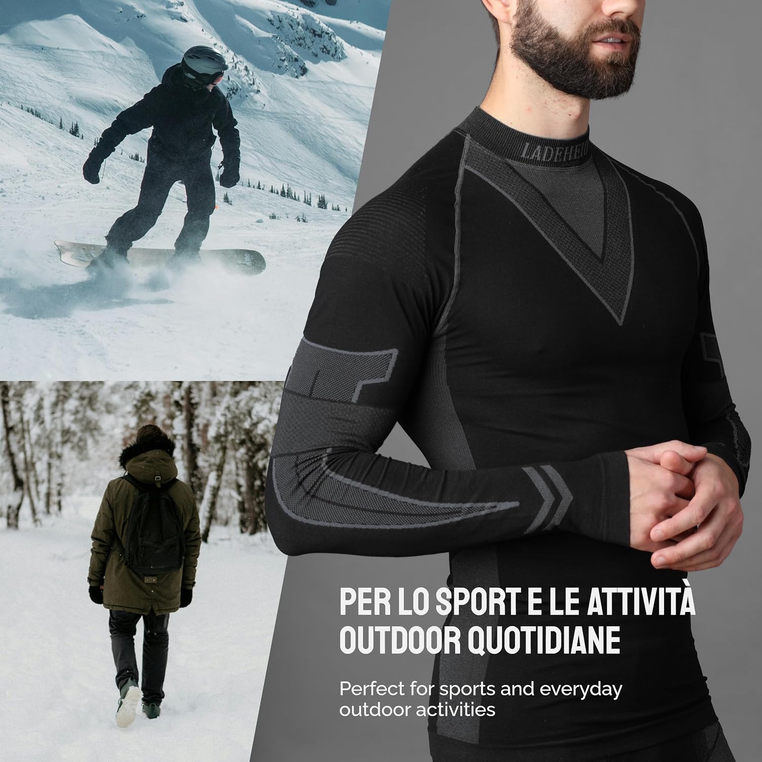 Thumbnail 4 de Ladeheid LAGI003 Maglia e Calzamaglia Termiche Uomo