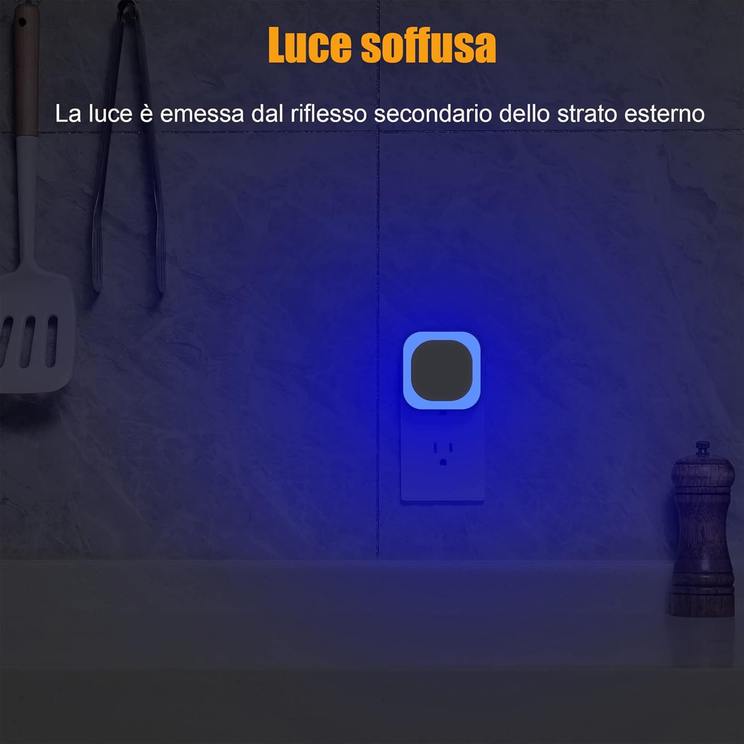 Thumbnail 5 de Luce Notturna YUNLEX con Sensore Crepuscolare: 3 livelli di luminosità per camera dei bambini e molto altro