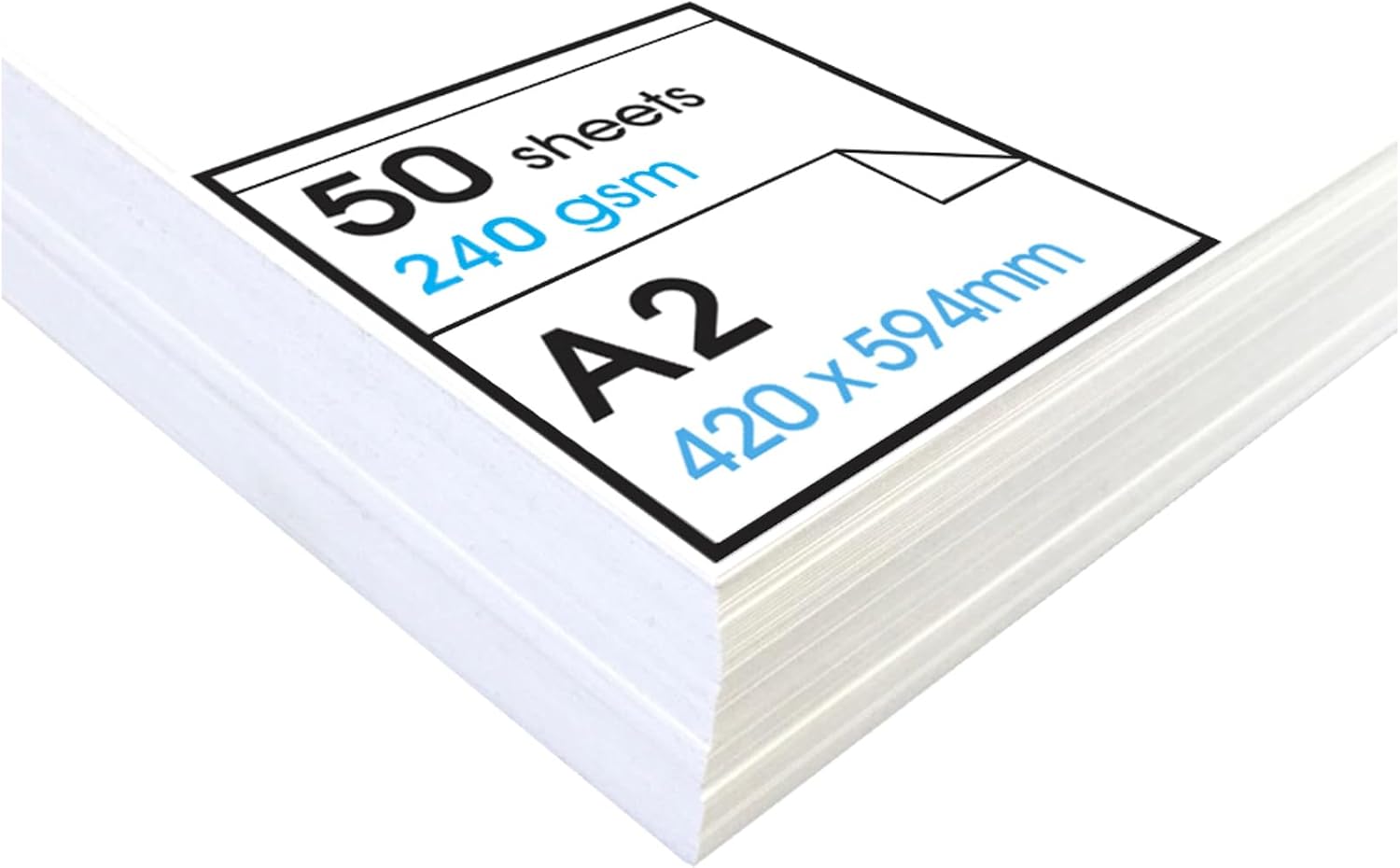 Detalle de Artway Studio Multi Art, bezkwasowy papier A2 do technik mieszanych, 240 g/m², 50 arkuszy