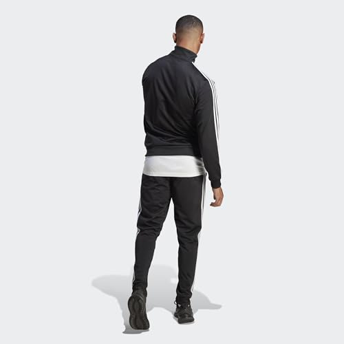Thumbnail 5 de adidas Men's Sportswear Basic 3 Stripes Tricot Track Suit – Black, Size L