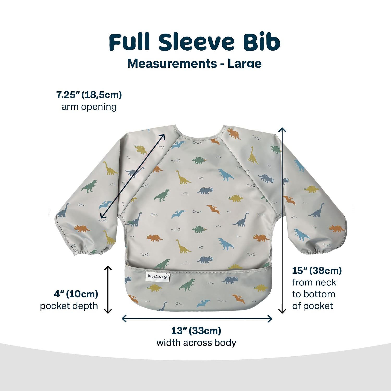Thumbnail 6 de Tiny Twinkle Long Sleeve Bib 2-4Y