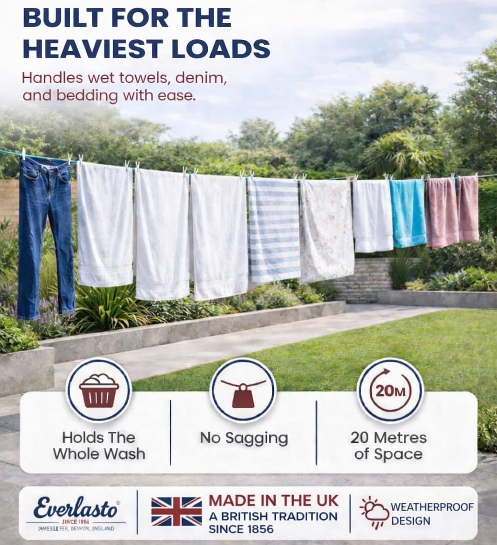 Thumbnail 2 de Everlasto Orient 20m PVC Clothes Line