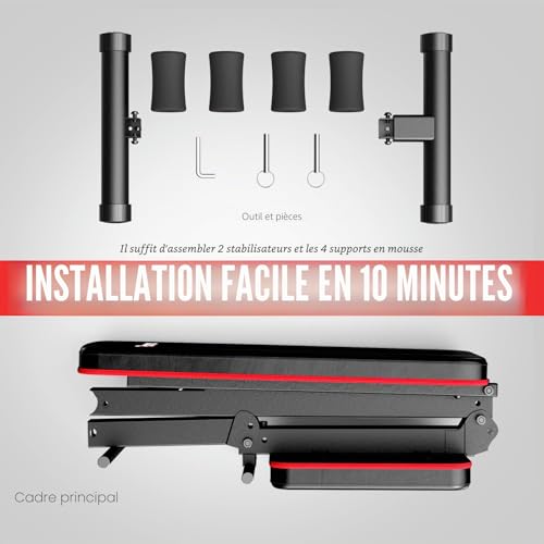 Thumbnail 7 de PASYOU Banc de Musculation Pliable 10 en 1 – Banc Incliné Réglable, 230 kg, Utilisation Fitness à Domicile