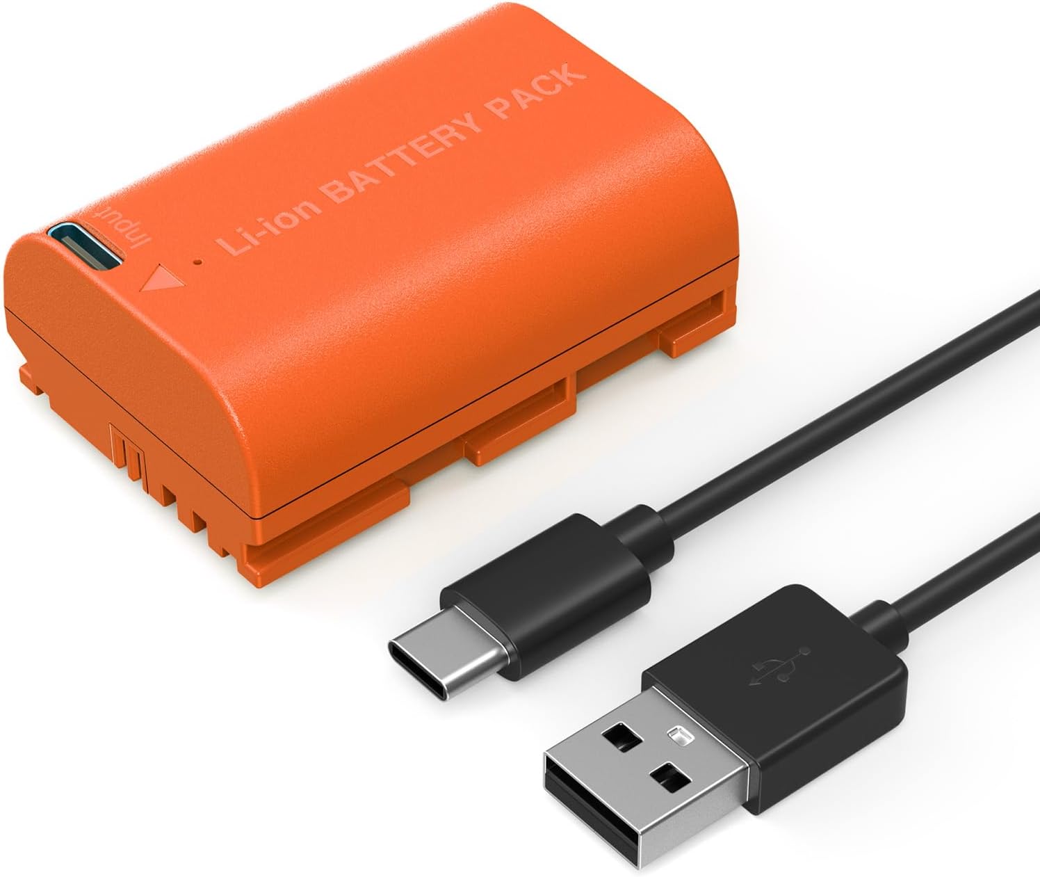 Detalle de SMALLRIG LP-E6NH 2400mAh USB-C: batterie de remplacement pour Canon (R5, R6, R7 et plus)