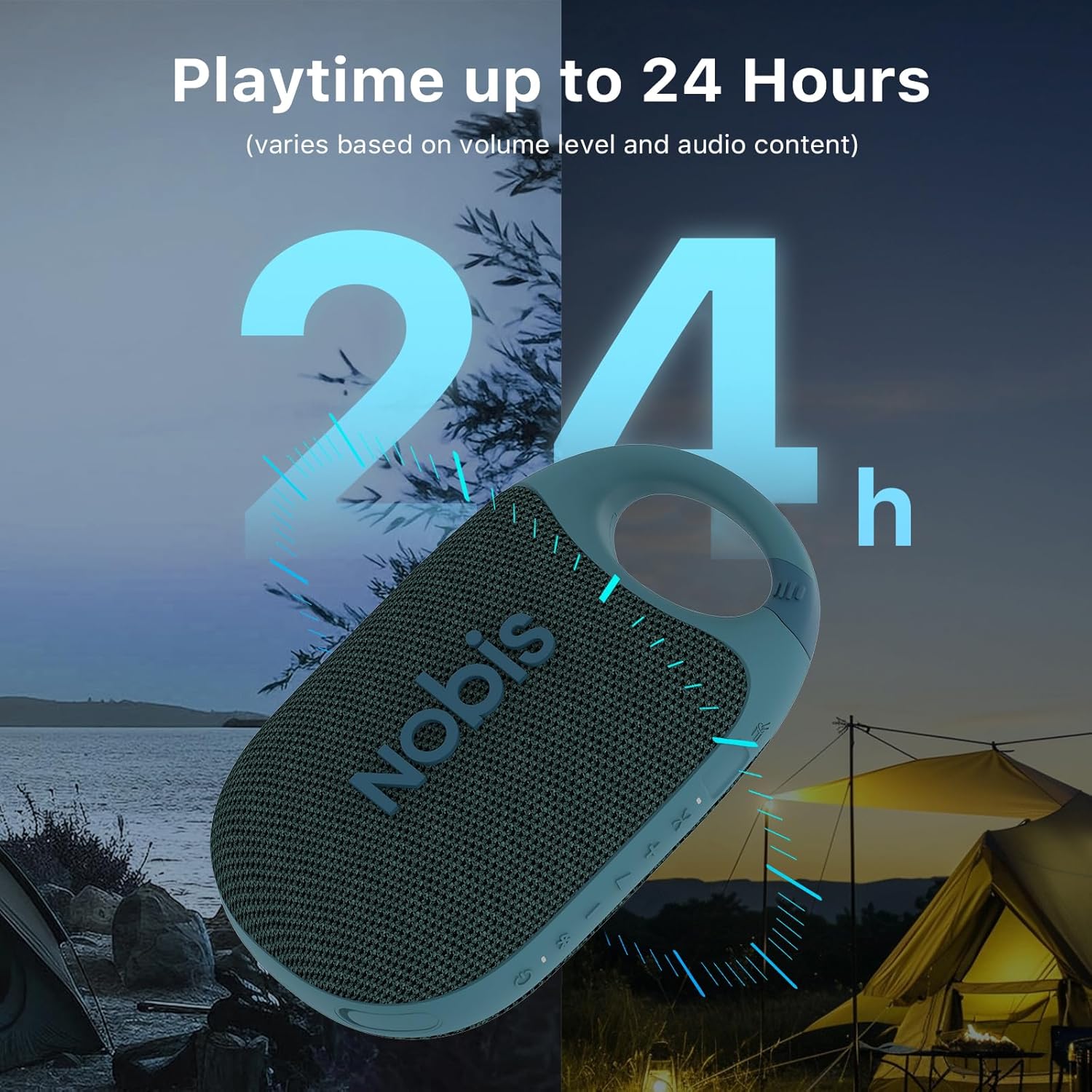 Thumbnail 2 de NOBIS Clip N1: Portable Bluetooth Speaker with App, Beat Mode and IP68 Protection