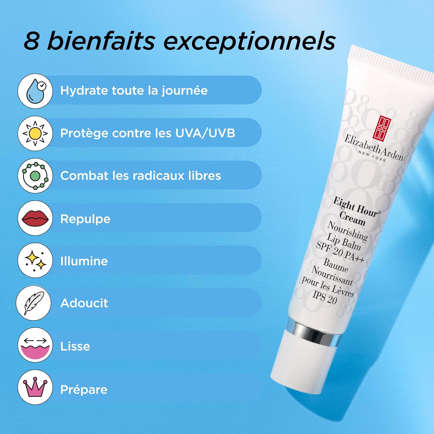 Thumbnail 5 de Elizabeth Arden Eight Hour Cream baume à lèvres nourrissant SPF 20