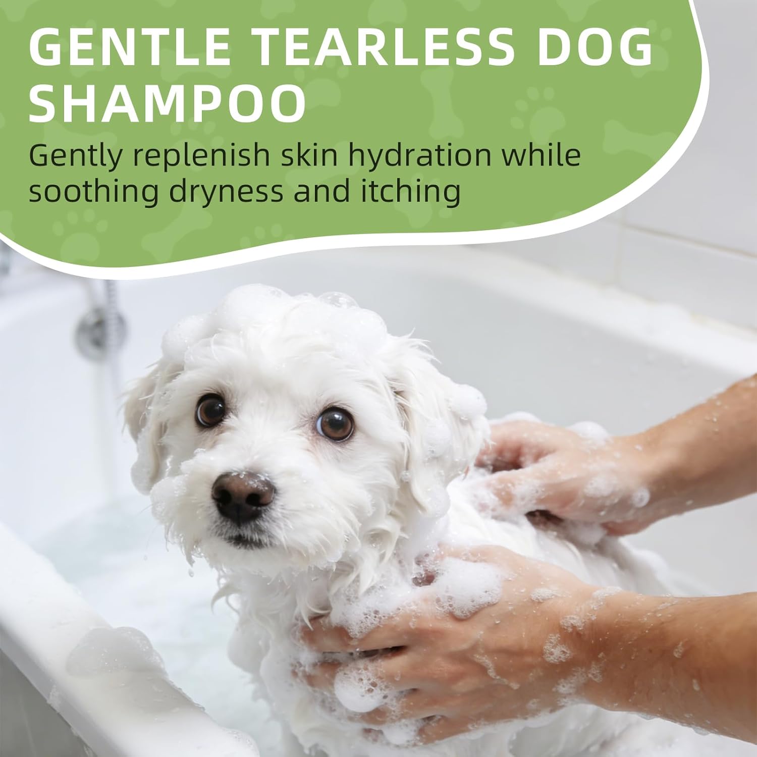 Detalle de AOPEIBOTO Tear-Free Dog Shampoo & Conditioner (300ml) for Smelly Dogs, Cats & Puppies