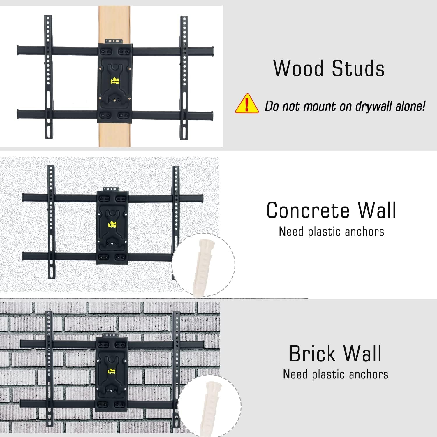 Thumbnail 5 de FORGING MOUNT Long Reach TV Wall Bracket 820mm