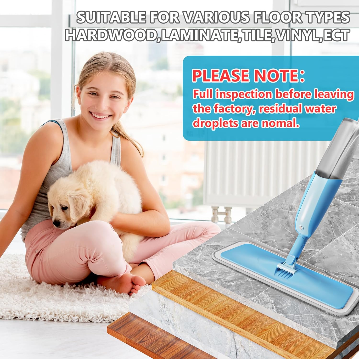 Detalle 2 de MEXERRIS Wet Mop Spray Cleaner 410ml