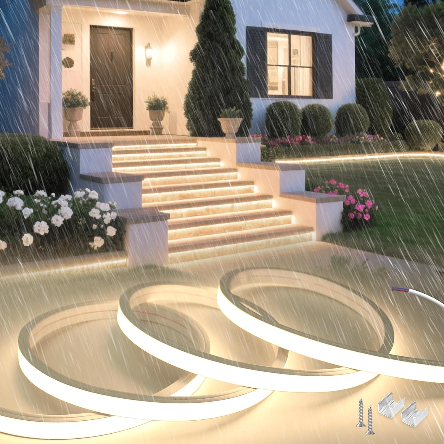 Detalle de SUCIKORIO DL756-20m-4000K Neon LED Strip, 20m, IP65, Natural White