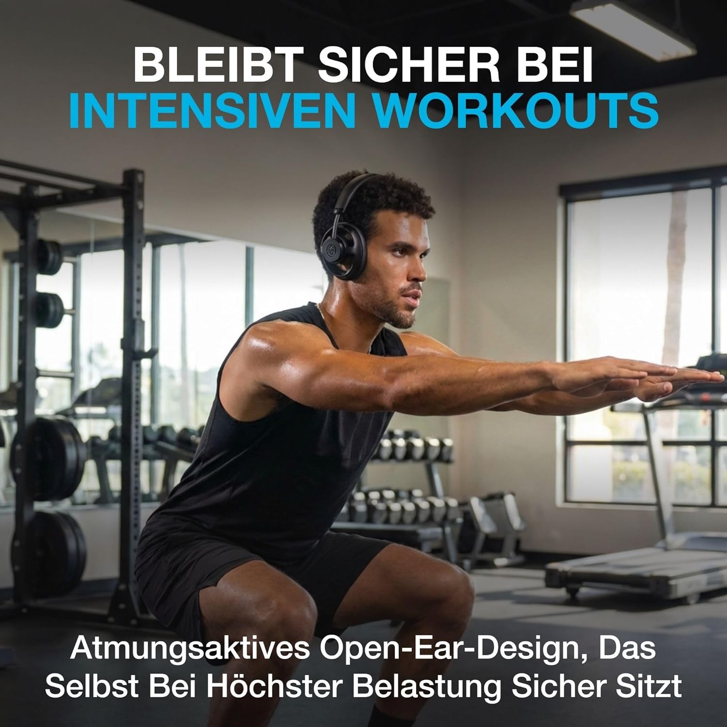 Thumbnail 2 de JLab JBuds Open Ear kabellose Over-Ear-Bluetooth-Kopfhörer mit Open-Back Design