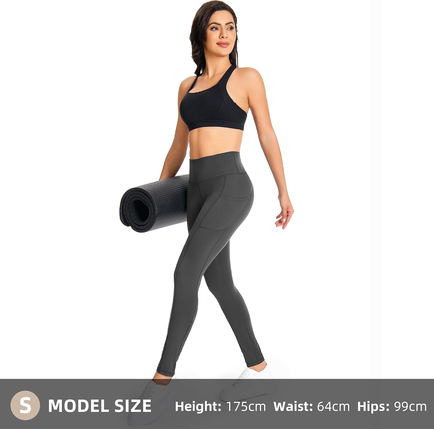Thumbnail 5 de GymCope Leggins Sportivi Donna Vita Alta con Tasche