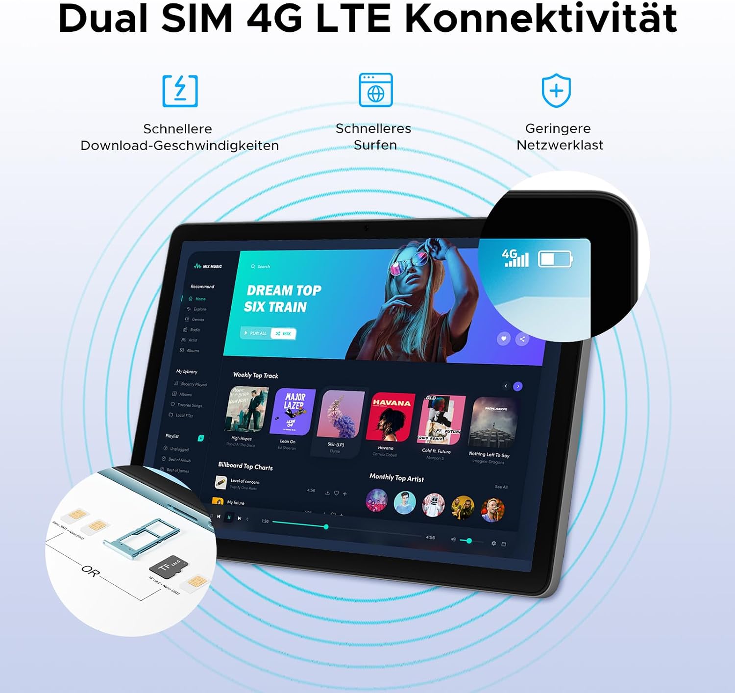 Detalle 2 de DOOGEE Tab G6 11" Tablet, 30 GB RAM
