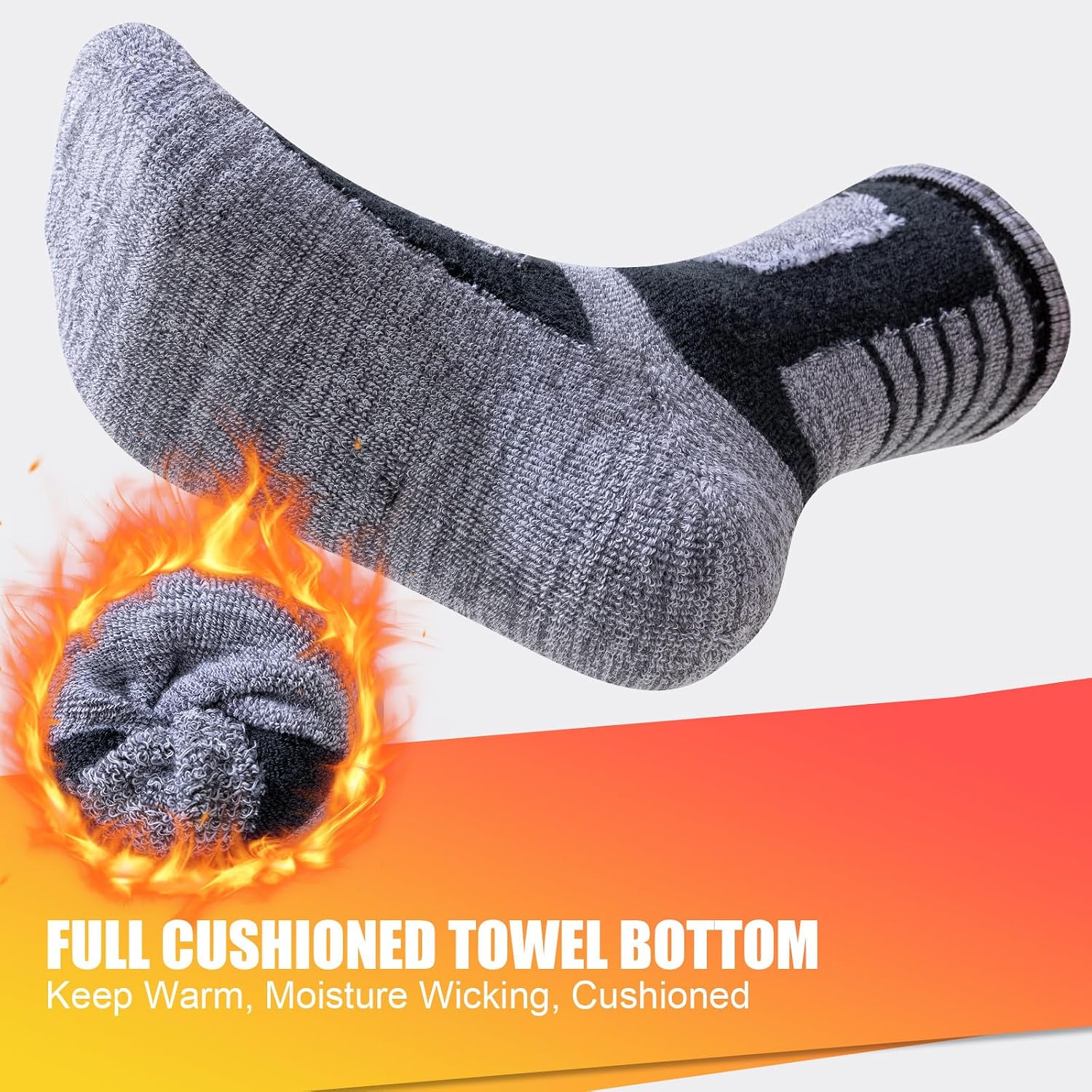 Detalle de Niorasen Thermal Hiking Socks 5 Pairs