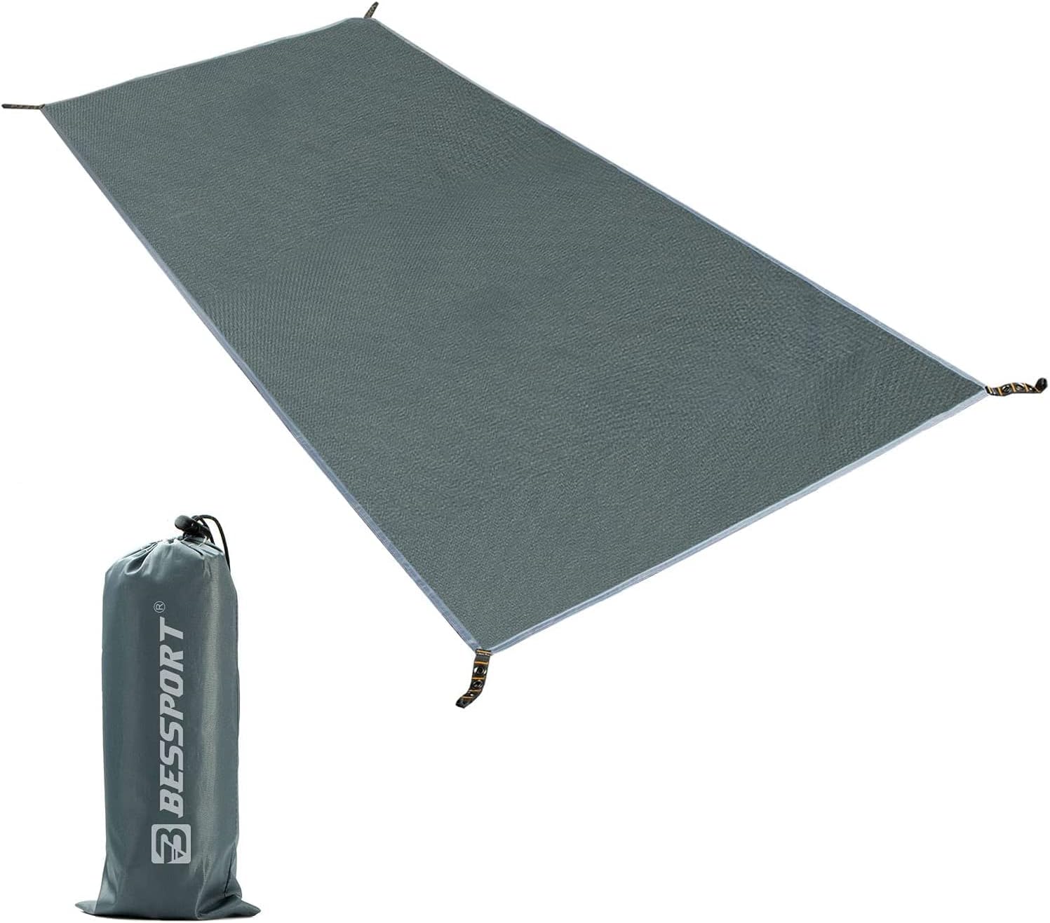 Detalle de Bessport Zeltplane 210D wasserdicht – Zeltunterlage, Picknickdecke und Sonnensegel für 4 Personen
