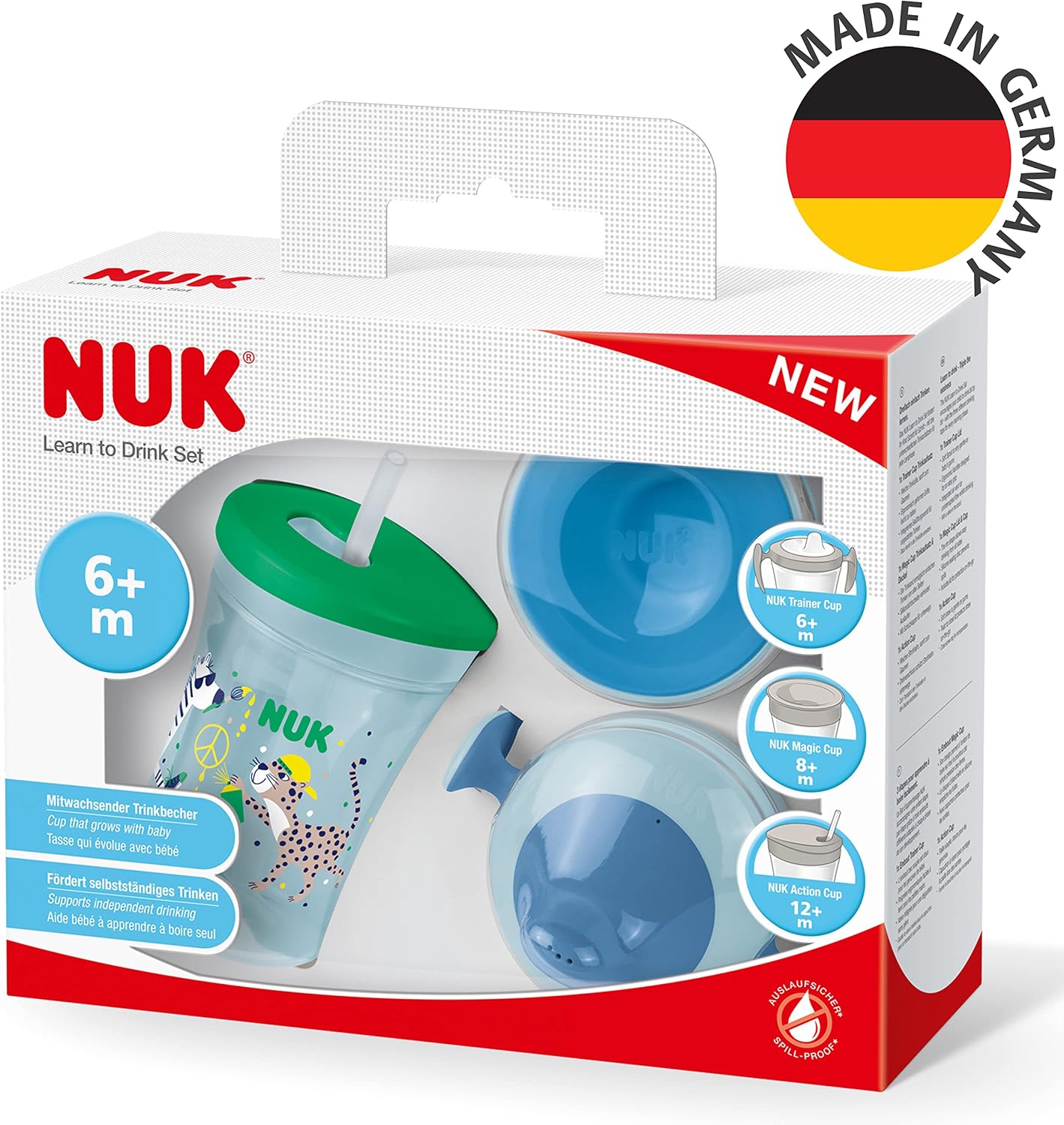 Thumbnail 6 de NUK Set 3 in 1 tazze allenamento 230 ml