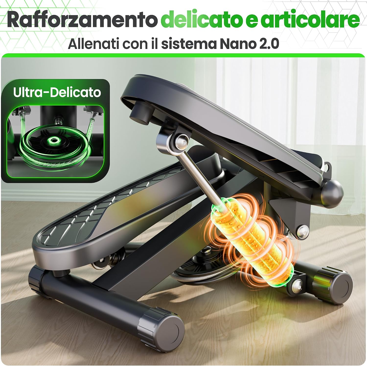Thumbnail 4 de Ultrasport Mini Stepper Fitness Casa con Display LCD