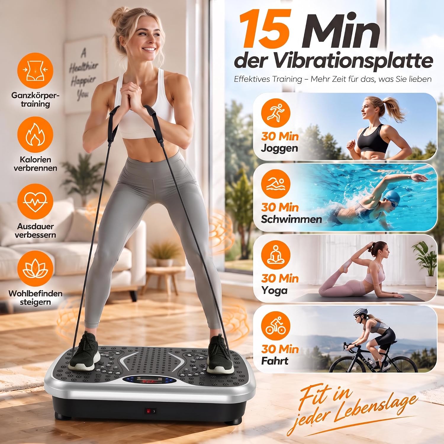 Detalle de TLGREEN TQ-0103 trilplaat met 99 niveaus, 5 programma’s en afstandsbediening