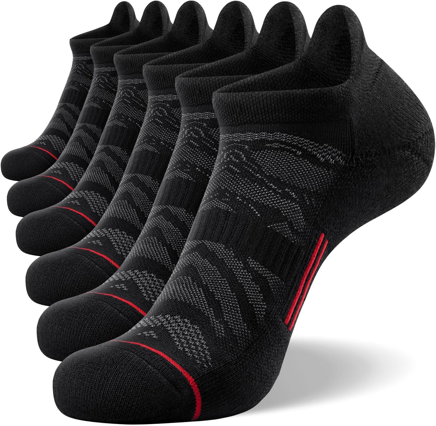 FITRELL 6-Pack Ankle Running Socks ⚡