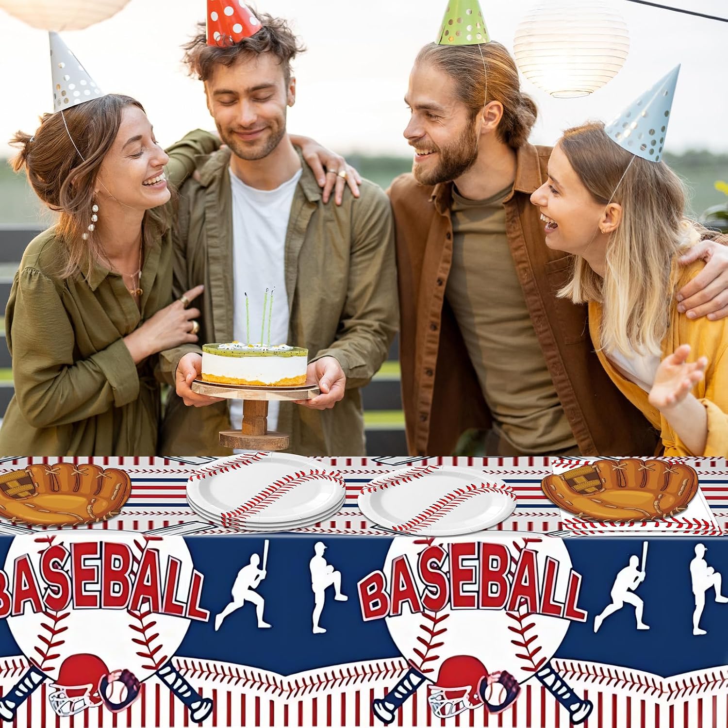 Detalle de Baseball Party Decorations, 41-Piece Set